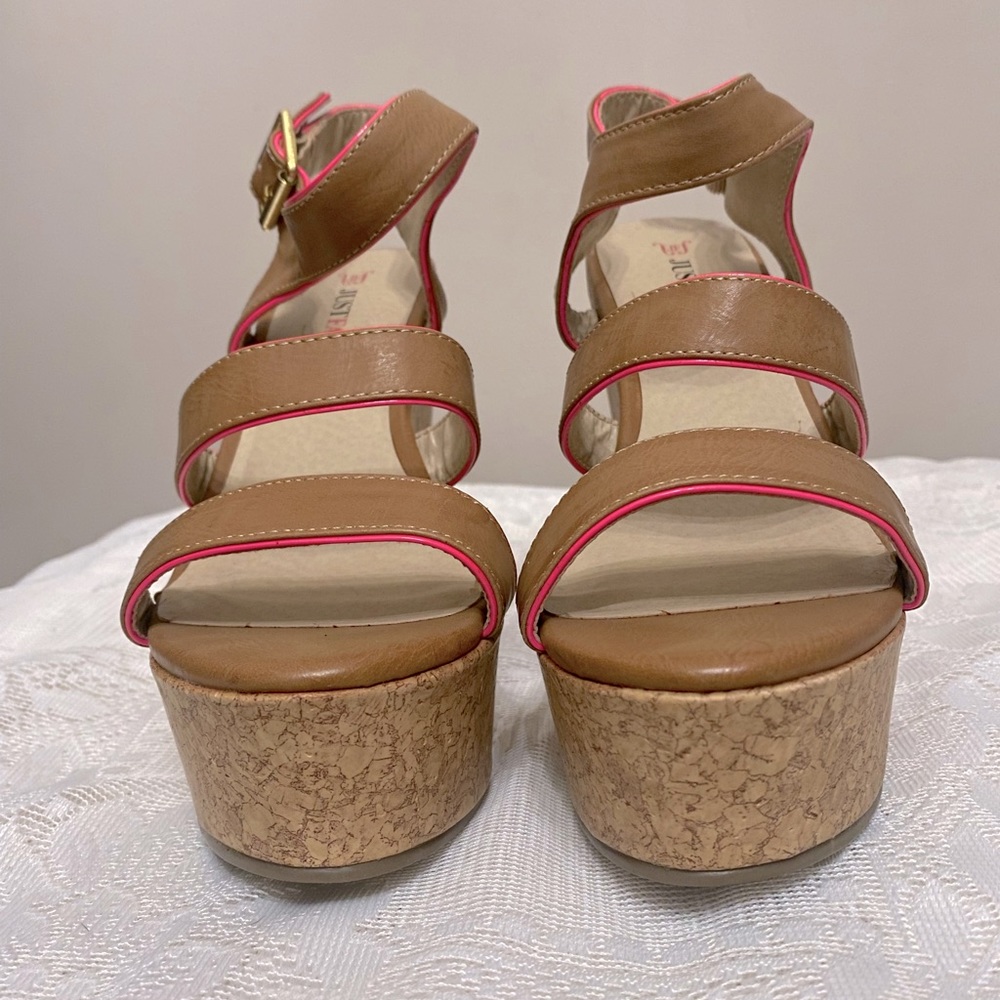 JustFab wedge sandals